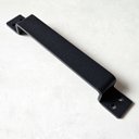 Ver imagem 4 de Puxador Duplo Colonial Industrial Rancho Sítio Aço Kronus Preto Fosco 300mm