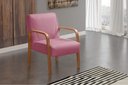 Ver imagem 2 de Poltrona Anita Cor:Suede Rosa 280