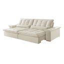Ver imagem 2 de Sofá Victory Linho 02 Módulos de 90cm B25cm Meu Sofá Online