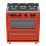 Fogao 5 Bocas Venax Temis Vermelho Gas Glp 220 V - 1