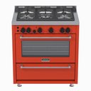 Ver imagem 1 de Fogao 5 Bocas Venax Temis Vermelho Gas Glp 220 V