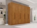 Ver imagem 1 de Guarda-Roupa Casal 8 Portas 241cm Multimóveis Cinamomo