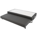Ver imagem 4 de Cama Box Base Casal com Auxiliar Semi Ortopedica Poliester:preto