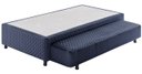 Ver imagem 2 de Cama Box Base Casal com Auxiliar Semi Ortopedica Poliester:preto