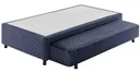 Ver imagem 3 de Cama Box Base Casal com Auxiliar Semi Ortopedica Poliester:preto