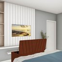 Ver imagem 1 de Calçadeira Baú Recamier Queen 160CM Bélgica Suede Terracota - D A DECOR