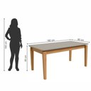 Ver imagem 4 de Conjunto Mesa Aries com Tampo 6 Cadeiras Astrid Móveis Lopas