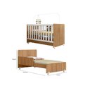 Ver imagem 3 de Dormitório Infantil Pérola Guarda Roupa, Cômoda e Berço