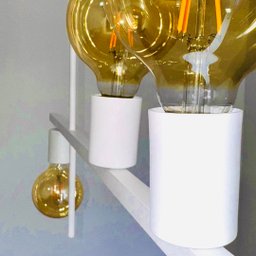 Pendente Lustre Haven 3 Lampadas para Sala Salao Cozinha e Comercio - Branco - 3