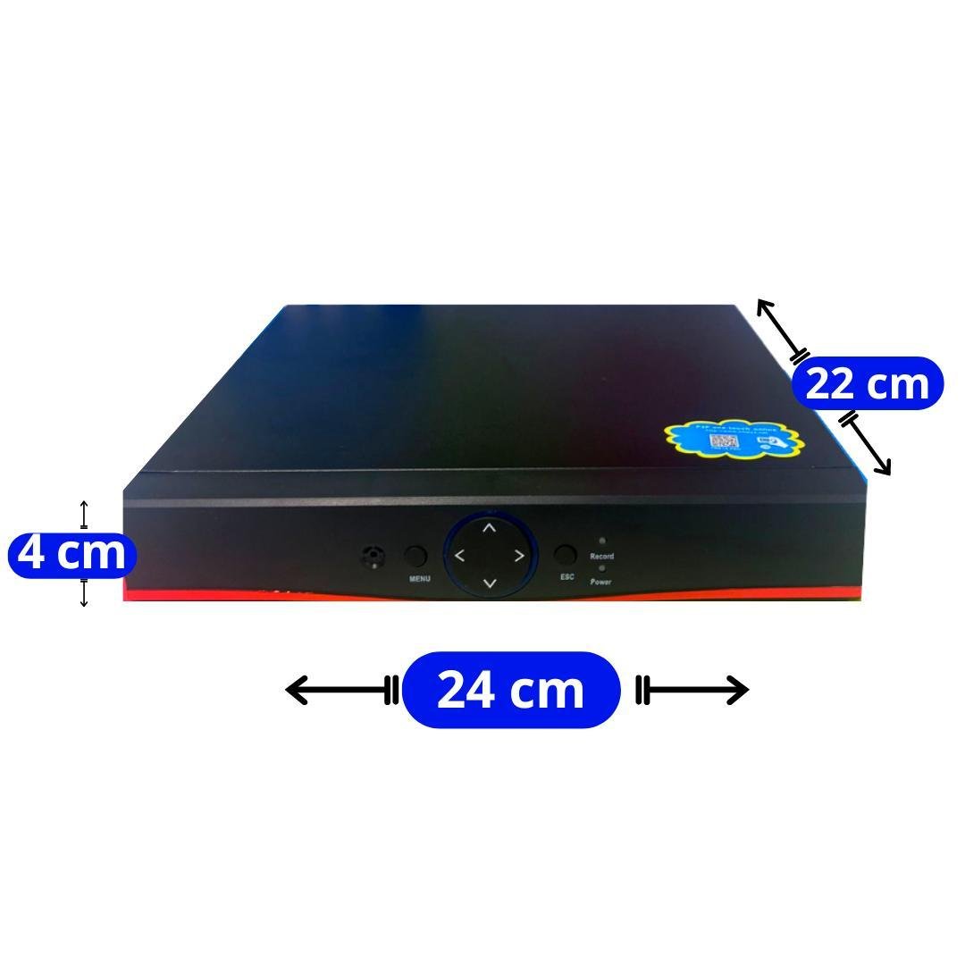 Dvr 8 Canais + Hd 500gb Gravador Full Hd1080p App Xmeye 6x1 - 4