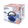 Chaleira em Inox com Apito e Fundo Duplo À Indução Azul - 2