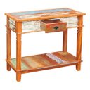 Ver imagem 2 de Aparador Tradicional Madeira Demolição 1 m 1 Gaveta - Pátina - Marrom