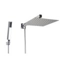 Ver imagem 1 de Ducha Inox 25x25 Cm com Desviador e Chuveirinho de Mão em Abs