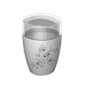 Ver imagem 1 de Porta Algodão e Cotonete para Banheiro Essence Delicate Branco Durín