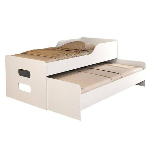 Cama Com Auxiliar Elis Basoto Brasil Branco