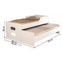 Ver imagem 4 de Cama Com Auxiliar Elis Basoto Brasil Branco
