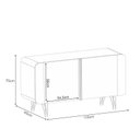 Ver imagem 2 de Buffet Benvenuto Champanhe Off White - Hb Móveis