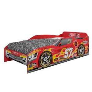 Cama Infantil Evolucion Car Móveis Estrela