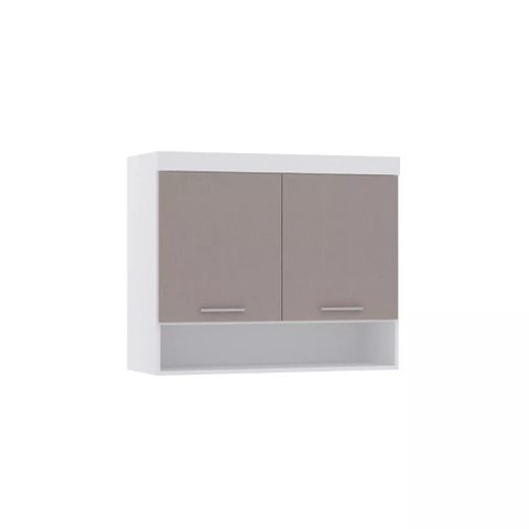 Guarda-roupa Modulado 97cm Aéreo 2 Portas Alpes Luciane