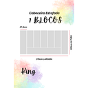 Ver imagem 4 de Cabeceira Estofada King 7 Blocos Não É Segredo Linho Cinza Claro 195x120