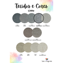 Ver imagem 3 de Cabeceira Estofada King 7 Blocos Não É Segredo Linho Cinza Claro 195x120