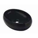 Ver imagem 1 de Cuba de Apoio Oval 40 x 30cm Preta - Icasa - ICA912