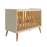 Kit Berço Americano Flex+ Comoda Sapateira+roupeiro Retrô Isis 4 Portas 2 Gavetas Areia Fosco/savana - 6