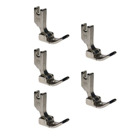 05 Pé Calcador Pregar Vivo Cordão para Máquina Reta Industrial Lado Direito 3mm P-69rh 1/8