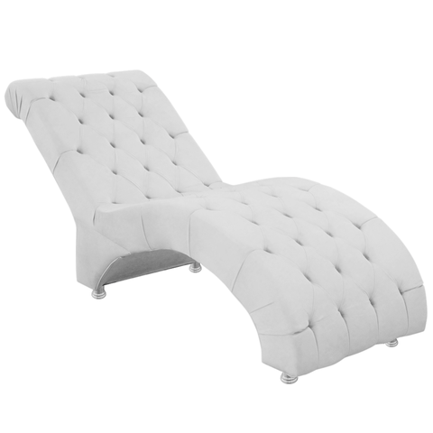 Maca Espreguiçadeira com Capitonê Veludo