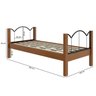 Cama Solteiro Aço Vintage Nature Estilo Retrô Nature - 5