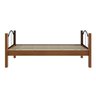 Cama Solteiro Aço Vintage Nature Estilo Retrô Nature - 3