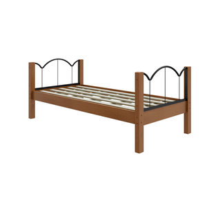 Cama Solteiro Aço Vintage Nature Estilo Retrô:nature