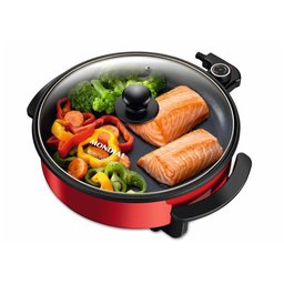 Panela Elétrica Redonda Mondial - 1500w de Potência - 1 Panela Elétrica Redonda Mondial - 1500w de Potência - 1