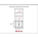 Ver imagem 3 de Estante 04 Portas Imperial Móveis Mpo - Imbuia Fosco