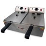 Fritadeira Elétrica Fed-20-N Inox 2 Cubas 5 Litros 2500W 220V - Skymsen - 1