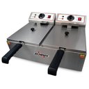 Ver imagem 1 de Fritadeira Elétrica Fed-20-N Inox 2 Cubas 5 Litros 2500W 220V - Skymsen