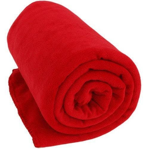 Cobertor Casal Manta Felpuda (Toque Aveludado) Vermelho