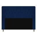 Ver imagem 2 de Cabeceira Brenda Para Cama Box King Size 195cm com Capitonê Suede - Ecotec Decor:Azul Marinho
