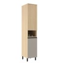 Ver imagem 3 de Paneleiro 2 Portas 40cm Andria Yescasa Bege/Marrome/Nude
