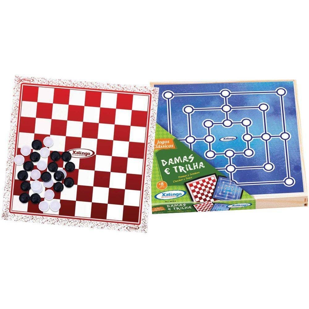 Jogo 3 em 1 Ludo Dama Trilha Pais e Filhos – Starhouse Mega Store