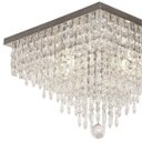 Ver imagem 3 de Plafon Sobrepor de Cristal K9 40x40cm 40w Bocal G9transparente Bivolt