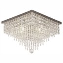 Ver imagem 1 de Plafon Sobrepor de Cristal K9 40x40cm 40w Bocal G9transparente Bivolt