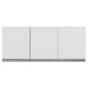 Ver imagem 2 de Kit 02 Armários de Cozinha Aéreo Andréia 120cm 3 Portas Branco - Desk Design