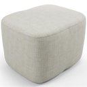 Ver imagem 1 de Puff Decorativo Orgânico para Sala Quarto Saori W01 Linho Cru - Lyam Decor
