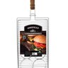 Grelha Grill Para Hambúrguer Inox ( M ) 25 x 43 Cm Grilazer - 1