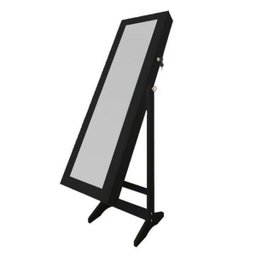 Espelho Armário Porta Joias e Acessórios W6003 Preto - 2