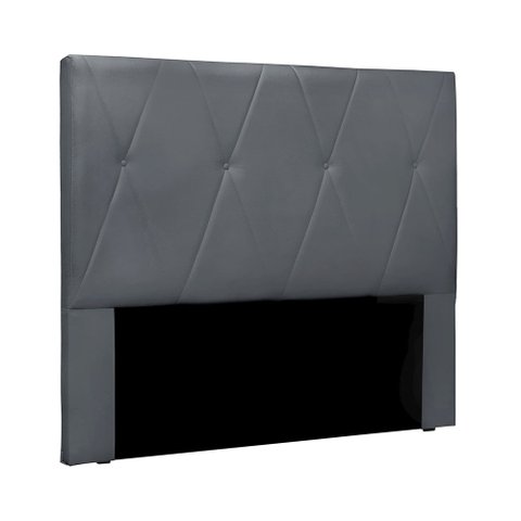 Cabeceira Para Cama Box Casal Aquilla 140cm Veludo - SSX Multicoisas Spezzia Cinza