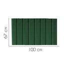 Ver imagem 2 de Painel Estofada Carla 100cm Solteiro para Cama Box Quarto Suede Verde - Gat Magazine