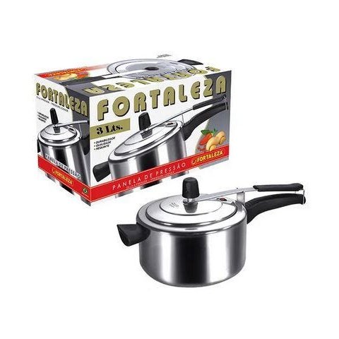 Panela de Pressão Polida 3 Litros - Fortaleza