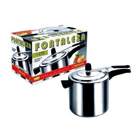 Panela de Pressão Polida 7 Litros - Fortaleza